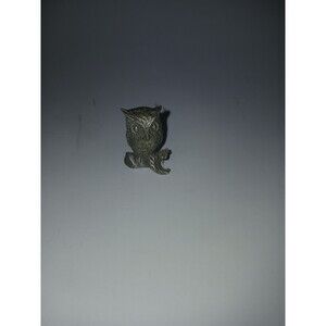 Rawcliffe Pewter Owl Figurine 2 Inches 1982 Vintage